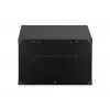 Seinale kinnitatav 19-tolline püstikapp DIGITUS Dynamic-N DN-37103 — 7U, 600x600 mm, IP20, kokkupanemata, must