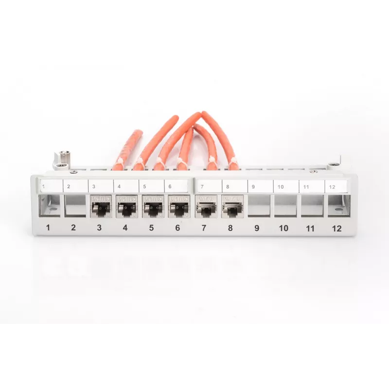 Töölaua modulaarpaneel Digitus DN-93706 12 pordiga