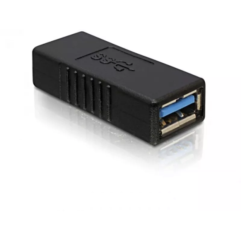 DELOCK USB 3.0-A adapter USB-A to USB-A must, USB 3.0 andmeedastus