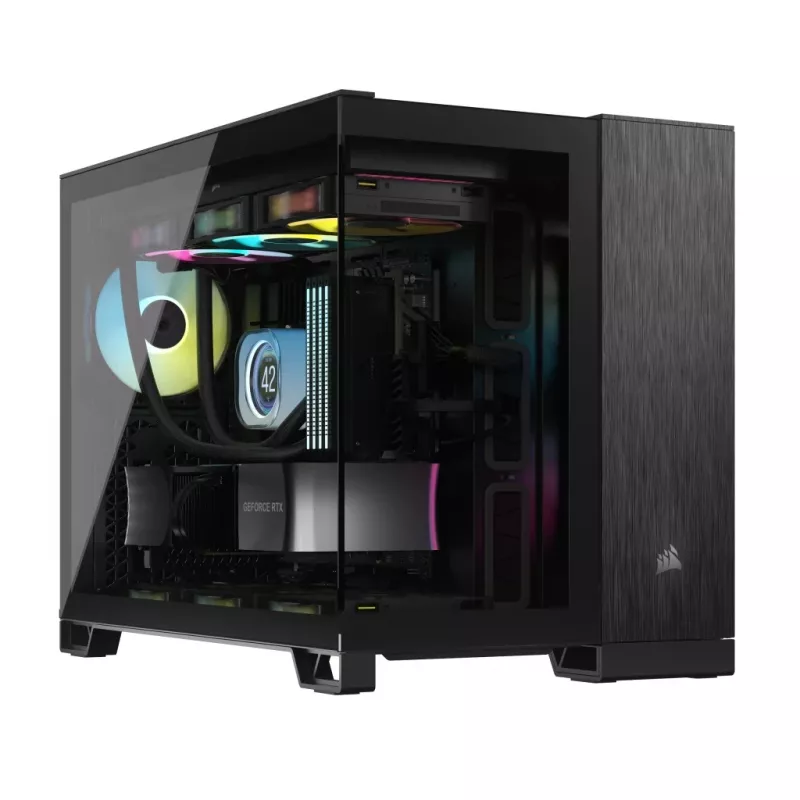 Korp Corsair CC-9011287-WW Midi Tower Alumiinium, Must