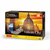 3D puzzle Cubicfun Püha Peetruse basiilika mudel 306-DS0997H, papist tükid, kokkupandud väikemudel