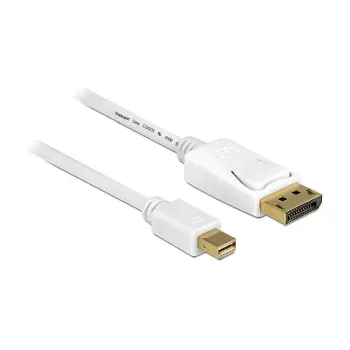 DELOCK kaabel mini DisplayPort pistik > DisplayPort pistik 7,0 m valge