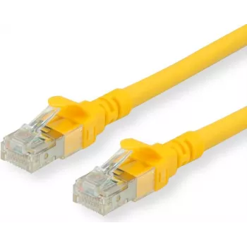 Roline - patch-kaabel - RJ-45 (M) kuni RJ-45 (M) - 3 m - SFTP, PiMF - CAT 6 - Halogeenivaba, Vormitud, Keerutatud - Kollane