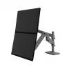 Ergotron LX Pro - Kinnituskomplekt (kahe käega) - 2 LCD-ekraanile - perforatsiooniplaadile kinnitamiseks - Alumiinium - Tumehall - Ekraani suurus: kuni 61 cm (kuni 24 tolli)