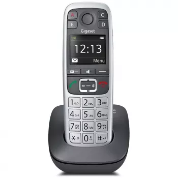 Gigaset E560 telefon DECT telefon Kõne tuvastus Must, Hõbedane