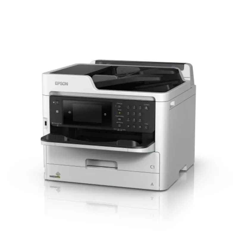 Epson WorkForce Pro WF-M5799DWF Printer Inkjet B/W MFP A4, loendur 100K–180K (kasutatud)