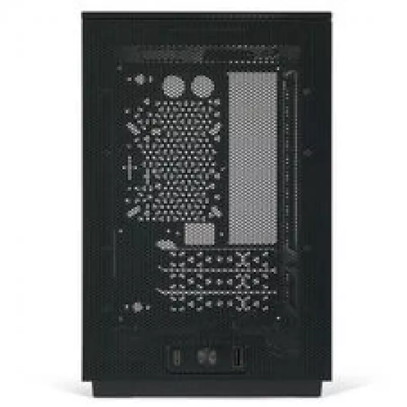Mini ITX/ATX arvutikorpus ssupd Meshroom D (CS-MRD-BK-1) — kompaktne must korpus võrkpaneelidega