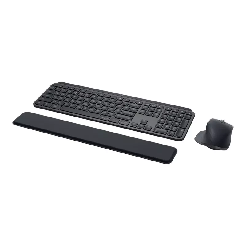 Logitech MX Keys Combo for Business - klaviatuuri ja hiire komplekt - taustvalgustusega - juhtmevaba - Bluetooth LE - QWERTY - GB - grafiit