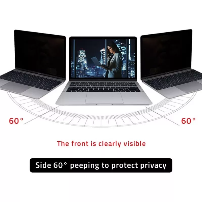 Qoltec Filtro Privaatsus GDPR MacBook Air 13 6 Magnetiline Silmade Kaitse (13.60, 16:9), Kaitsekile sülearvutile