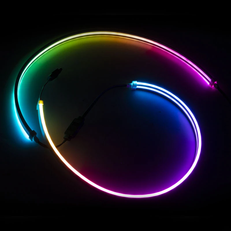 SilverStone LS04, ARGB LED-riba, 2-pakk - Valge