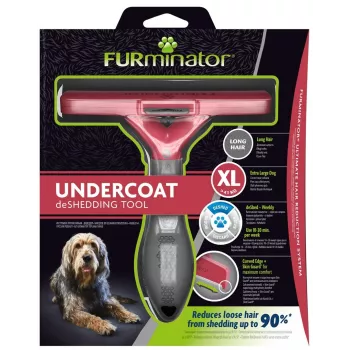 Karvaeemaldustööriist FURminator FUR151234 suurtele pikakarvalistele koertele, must, 470 g