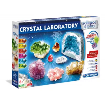 Hariduslik teaduskomplekt Clementoni Crystal Laboratory 61822 – keemiaeksperimendid lastele