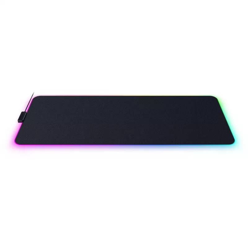 Mänguhiirematt Razer Strider Chroma – polüesterpind, 370×900 mm, must, mitmevärviline taustvalgustus