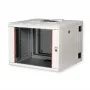 ROLINE 19-tolline seinale kinnitatav riiul Pro 7U, 600x600 mm, kaheosaline pöörduv, hall, IP20, 50 kg kandevõime