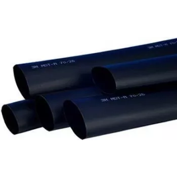 3M TE100037593 - Kahanev toru - Must - Polüolefiin - 100 cm - 3,2 cm - 7,5 mm (7000037643)