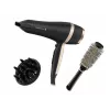 Remington Salon Smooth Föönikomplekt | D6940GP | 2100 W | 3 temperatuuriseadistust | Ioonfunktsioon | Difuusorotsik | Must