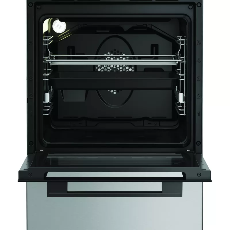 Whirlpooli pliit | W5G8LMSWTX | Pliidi tüüp Gaas | Ahju tüüp Elektriline | Roostevaba teras | Laius 50 cm | Sügavus 60 cm | 60 L