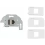 Kindermann 7456-423 Cat-6/6A (RJ45) ühendusplaat Sch./Klemmt., w/RAL 9010 (7456000423)