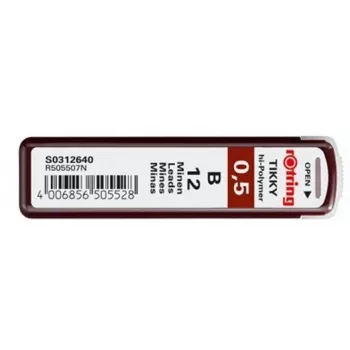 Lead Refill Rotring Polymer Leads B 0.5 mm S0312640