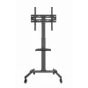 TV-alus GEMBIRD TVS-55T-01 32–55-tollistele teleritele, teras, kõrgusreguleeritav VESA 100x100–400x400, kallutus, rattad, max koormus 35 kg