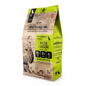Wiejska Zagroda kuivtoit koertele pardi ja pirniga M, 2 kg