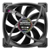 Montech RX120 PWM arvutikorpuse ventilaator 12 cm Must 3 tk