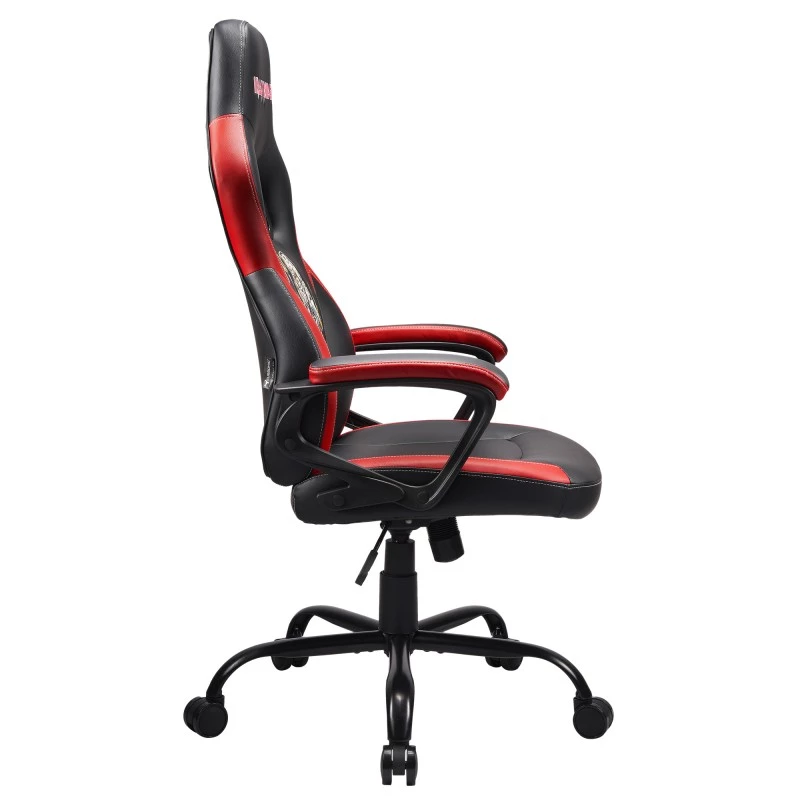 Subsonic SA5642-IM1 kontoritool polsterdatud istme ja seljatoega must punane