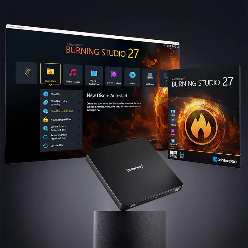 DVD RW USB3.2 EXT/BLACK 5401400 Intenso