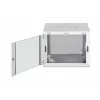 Seinale kinnitatav 19-tolline riiulikapp DIGITUS Dynamic-N DN-37106 — 9U, 600x600 mm, IP20, võtmelukk