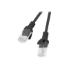 Võrgukaabel LANBERG PCU5-10CC-0500-BK Cat5e U/UTP RJ-45 — 5 m, must, CCA-juht