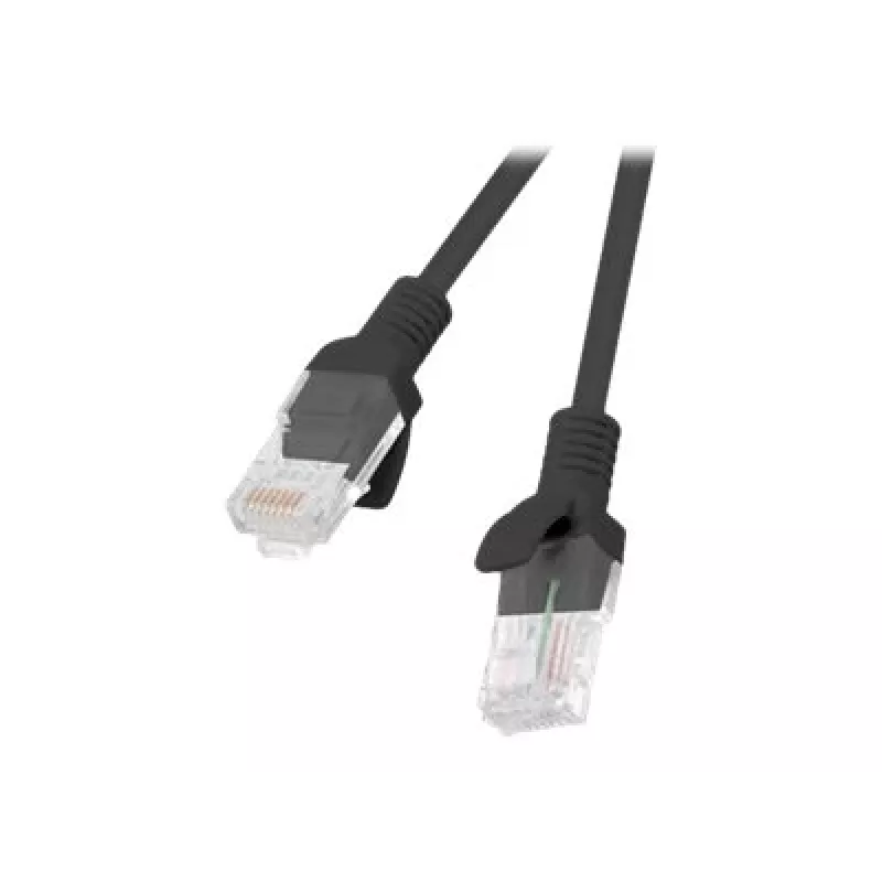 Võrgukaabel LANBERG PCU5-10CC-0500-BK Cat5e U/UTP RJ-45 — 5 m, must, CCA-juht