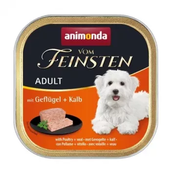ANIMONDA Vom Feinsten Adult linnuliha ja vasikaliha - märg koeratoit - 150g