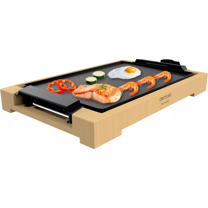Lauagrill Tasty&Grill 2000 Bamboo, elektriline grillplaat puit, 2000 W