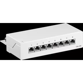 Goobay 62067 - RJ45 - Cat6a - 22/26 - Valge - Rack paigaldus - 1U (62067)