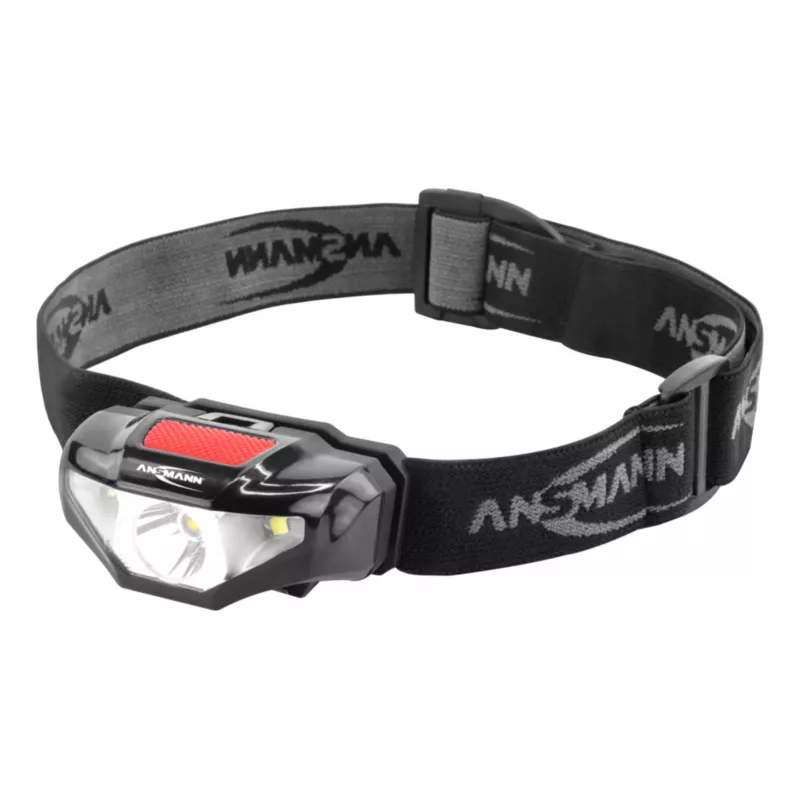 Ansmann HD70B - peapaelaga taskulamp - Must - akrüülnitriilbutadieenstüreen (ABS) - Plast - IP44 - LED - 1 lampi
