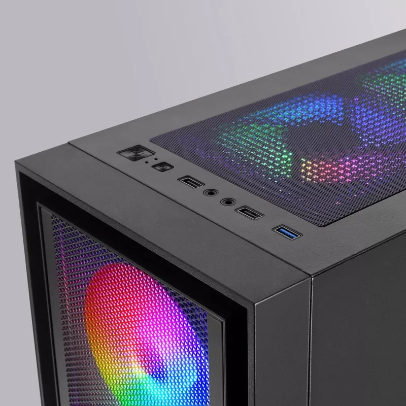 Mars Gaming MC-AIR arvutikorpus Midi Tower Must