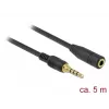 Audiojuhe 3,5 mm isane–emane DeLOCK 85635 5 m must