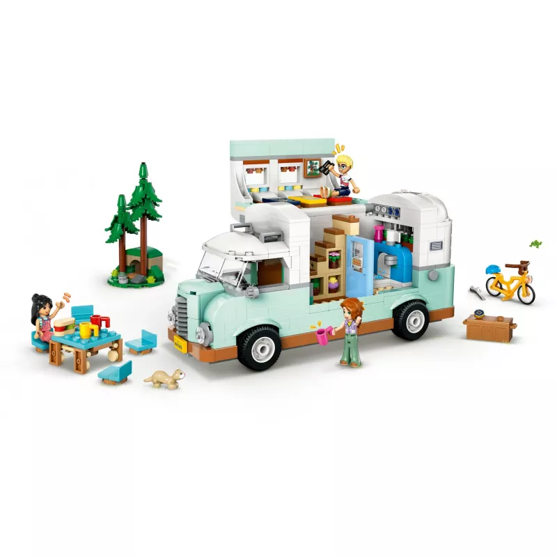LEGO Motor Home komplekt 42663 — LEGO Friends matkaauto, 778 osa, 3 mininukku, vanusele 7+