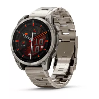 Nutikell GARMIN Fenix 8 47 mm, 1,4 tolli (3,56 cm) AMOLED 454×454, titaan, Wi‑Fi, GPS