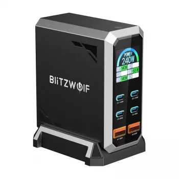 Blitzwolf BW-S31 2xUSB-A, 4xUSB-C, PD, 240W võrgulaadija