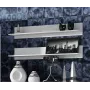 Cama komplekt of two shelves 125cm SOHO valge matt
