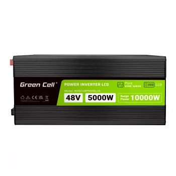 LCD muundur 48V 5000W/10000W puhas siinus koos ekraaniga