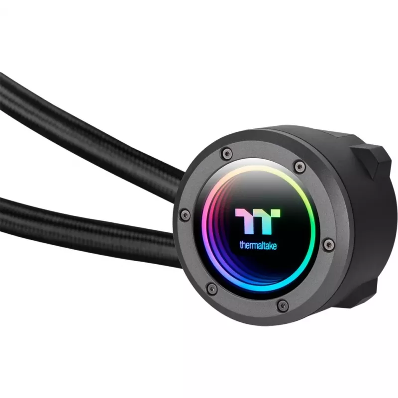 Thermaltake TH420 V2 ARGB protsessori kõik-ühes vedelikjahuti 14 cm Must 1 tk