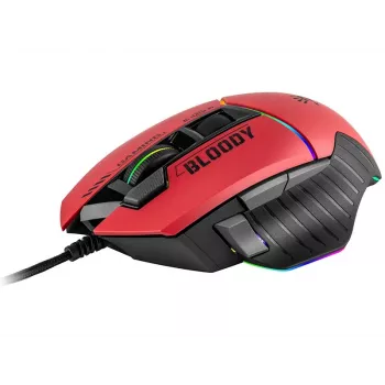 Gaming hiir A4Tech Bloody W95Max — right-hand, wired USB, 12000 DPI, 1 ms, 250 ips, 50M clicks, 146 g