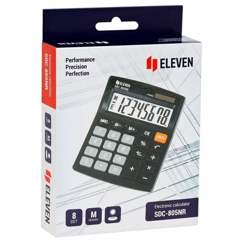 Kontorikalkulaator Eleven SDC-805NR