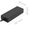 Qoltec 120W lauaarvuti toiteplokk | 12V | 10A | 5.5*2.5 | + toitekaabel