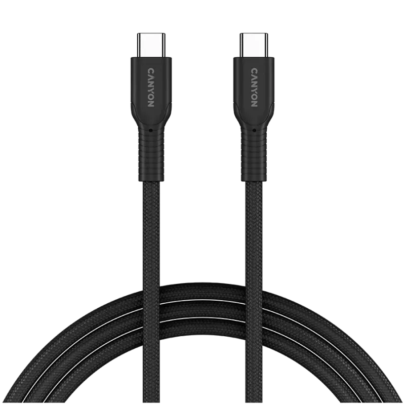 CANYON kaabel OnWire 60CL C-C 60W COLOR Punutud 1m Must