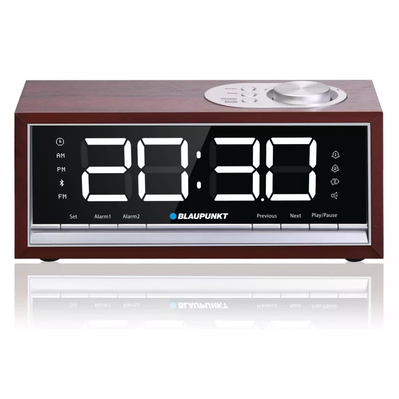 Kaasaskantav raadiokell BLAUPUNKT CR60BT — FM PLL, Bluetooth, LED-ekraan, 60 eelseadistust, aku/DC, CR2032 varu
