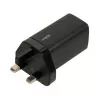 iBOX C-65 Must, GaN 65W universaalne laadija UK pistikuga