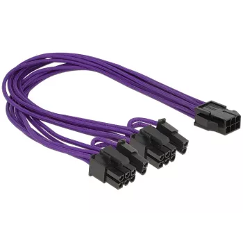 DeLOCK PCI Expressi kaabel 6 pin - 2 x 8 pin 0,3 m